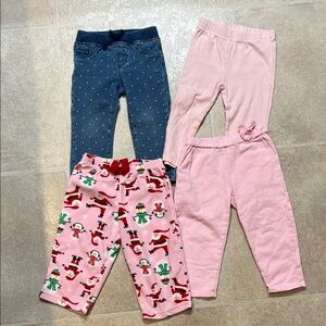 Carter's Kids Casual Bottoms - Blue and Pink